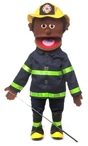 Fireman Puppet, Black (25