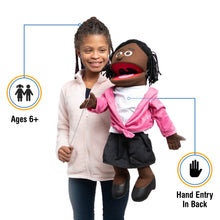 Load image into Gallery viewer, Barbara, Woman Puppet, Black (25")