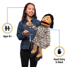 Load image into Gallery viewer, Maria, Hispanic Woman Puppet (25&quot;)
