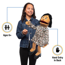 Load image into Gallery viewer, Maria, Hispanic Woman Puppet (25")