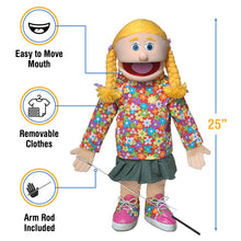 Load image into Gallery viewer, Cindy, Girl Puppet, Peach Skin (25")
