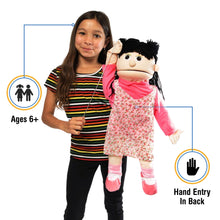 Load image into Gallery viewer, Susie, Girl Puppet, Peach Skin (25")