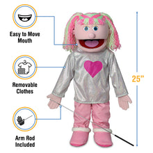 Load image into Gallery viewer, Kimmie, Girl Puppet, Pink Skin (25")