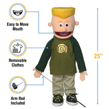 Load image into Gallery viewer, Eddie, Boy Puppet, Peach Skin (25")