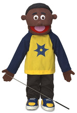Load image into Gallery viewer, Jordan, Boy Puppet, Black (25")