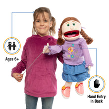 Load image into Gallery viewer, Amy, Girl Puppet, Peach Skin (25")