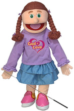Load image into Gallery viewer, Christian Girl Puppet, God Is Love Shirt (25")