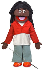 Load image into Gallery viewer, Sierra, Girl Puppet, Black (25")