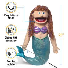 Load image into Gallery viewer, Mermaid Puppet (25")