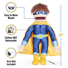 Load image into Gallery viewer, Superhero Boy Puppet (25")