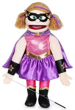 Load image into Gallery viewer, Superhero Girl Puppet (25")