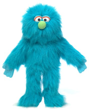 Load image into Gallery viewer, Monster Puppet, Blue (14")