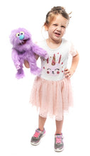 Load image into Gallery viewer, Monster Puppet, Purple (14")