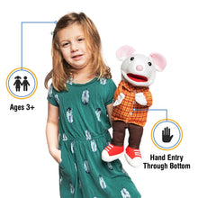 Load image into Gallery viewer, Mouse Puppet, with Sneakers (14")