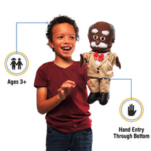 Load image into Gallery viewer, Pops, Grandpa Puppet, Black (14")