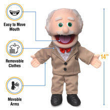 Load image into Gallery viewer, Pops, Grandpa Puppet, Peach Skin (14")