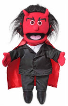 Load image into Gallery viewer, Devil Puppet, Black Suit (14")
