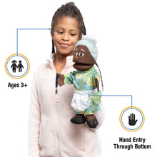Load image into Gallery viewer, Granny, Grandma Puppet, Black (14")