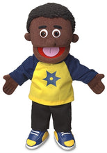 Load image into Gallery viewer, Jordan, Boy Puppet, Black (14")