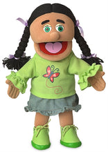 Load image into Gallery viewer, Jasmine, Hispanic Girl Puppet (14")