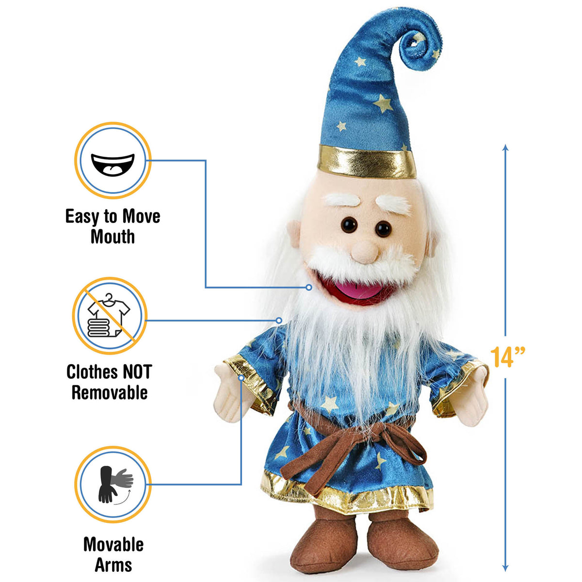 Wizard Hand Puppet The Puppet Store