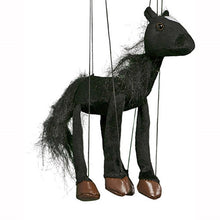 Load image into Gallery viewer, Black Horse Marionette (Small - 8&quot;)
