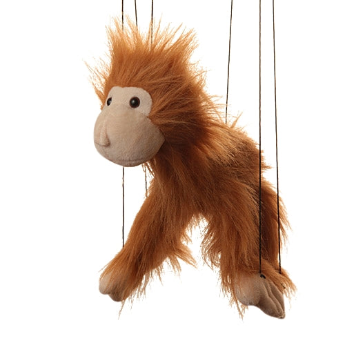 Brown Monkey Marionette (Small - 8