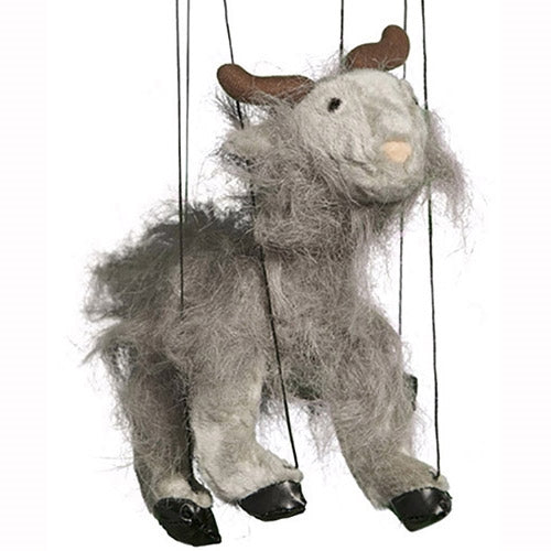 Grey Goat Marionette (Small - 8