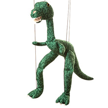 Load image into Gallery viewer, Dinosaur Marionette, Teal (Small - 8&quot;)
