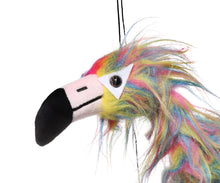 Load image into Gallery viewer, Rainbow Flamingo Marionette (Small - 8")
