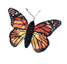 Load image into Gallery viewer, Monarch Butterfly Finger Puppet (7")

