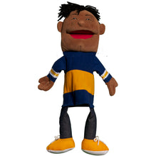 Load image into Gallery viewer, Double Face Boy Puppet (14&quot;) (Black)
