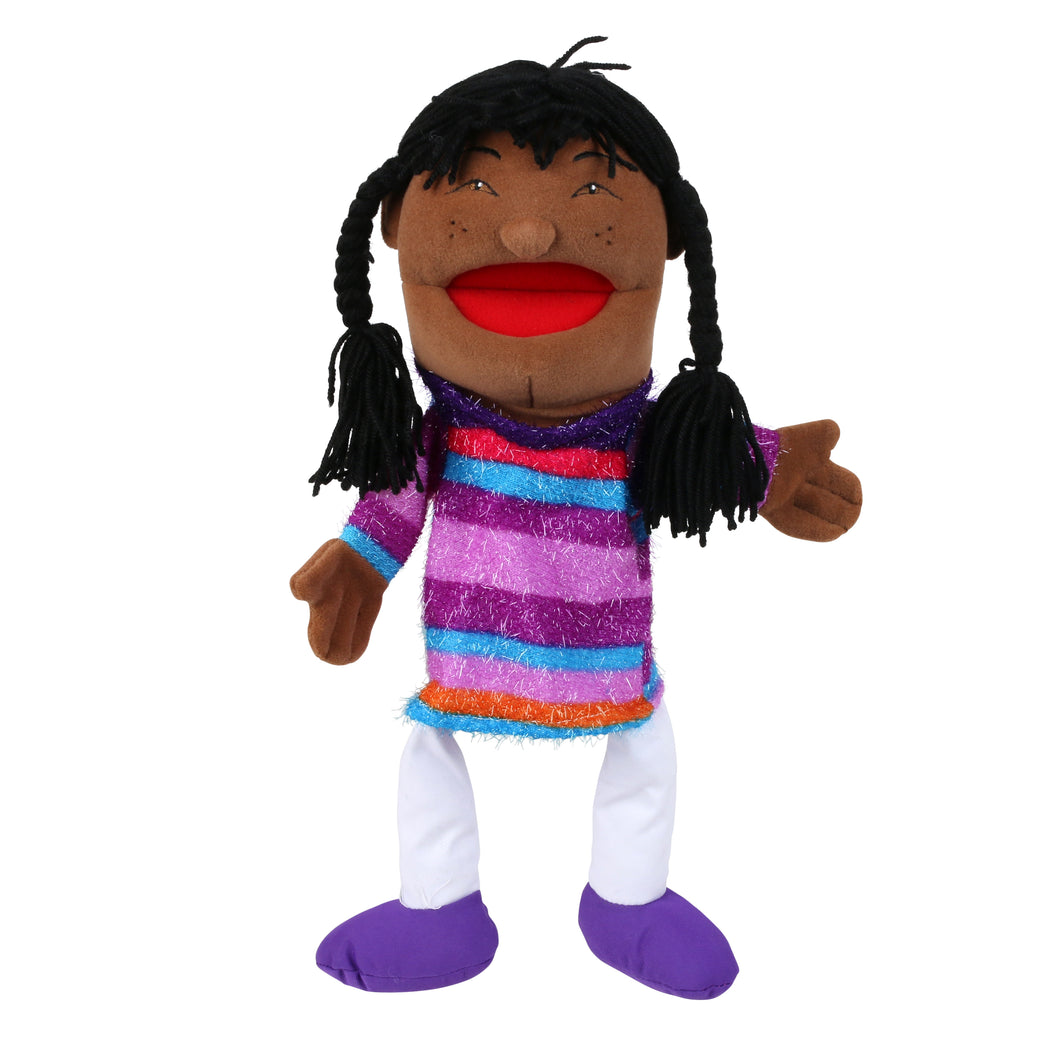 Double Face Girl Puppet (Black) (14