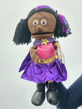 Load image into Gallery viewer, 14" Superhero Girl Black (IMPERFECT 1231)
