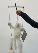 Load image into Gallery viewer, White cat small marionette  (IMPERFECT 1252)
