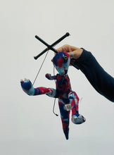 Load image into Gallery viewer, Blue Dino Small Marionette  (IMPERFECT 1268)
