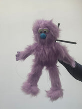 Load image into Gallery viewer, 16" Purple monster marionette (IMPERFECT 1326)
