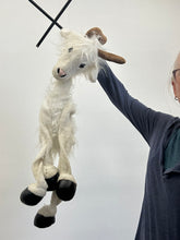 Load image into Gallery viewer, Jumbo white sheep marionette (IMPERFECT 1338)
