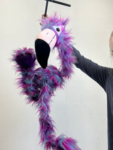 Load image into Gallery viewer, Jumbo Rainbow flamingo marionette( IMPERFECT 1441)
