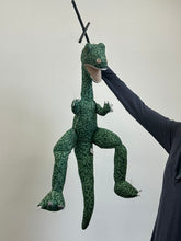 Load image into Gallery viewer, Jumbo Green Dino Marionette (IMPERFECT 1446)

