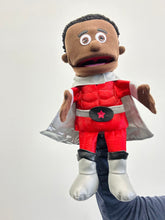 Load image into Gallery viewer, 14&quot; Superhero Boy, Black (Imperfect 832)
