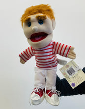 Load image into Gallery viewer, Boy Puppet, Striped Shirt (14&quot;)
