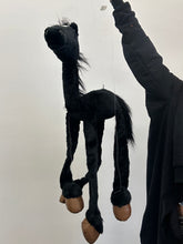 Load image into Gallery viewer, 38&quot; Black horse Marionette (Imperfect 1145)
