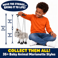Load image into Gallery viewer, Grey Goat Marionette (Small - 8")
