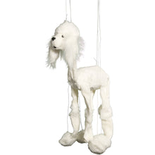 Load image into Gallery viewer, White Poodle Marionette (Jumbo - 26&quot;)
