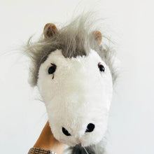 Load image into Gallery viewer, Goat Marionette, Grey &amp; White (Jumbo - 26&quot;)
