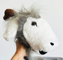 Load image into Gallery viewer, Goat Marionette, Grey &amp; White (Jumbo - 26&quot;)
