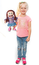 Load image into Gallery viewer, Christian Girl Puppet, God Is Love Shirt (14&quot;)
