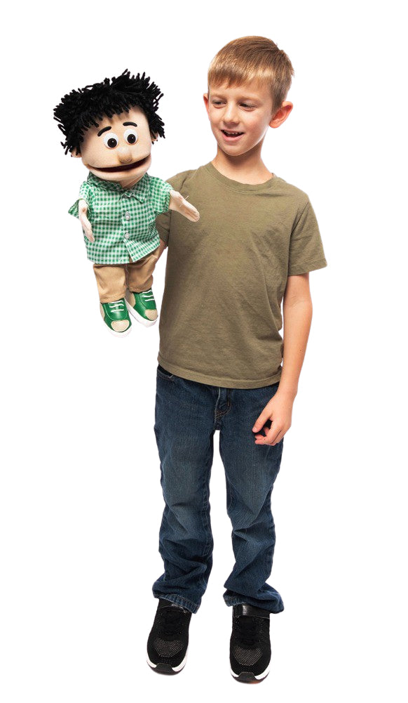 14″ Kenny, Peach Boy, Hand Puppet – LifeTown Registry