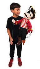 Load image into Gallery viewer, Pirate Puppet, with Peg  (25&quot;)
